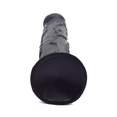 Великий реалістичний фалоімітатор на присосці (чорного кольору)