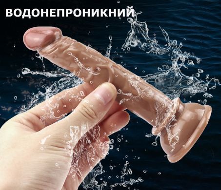 Фалоімітатор з присоскою (12 см. тілесного кольору)