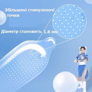 Презервативи G &ndash; Dot Spot із великими точками 10 штук