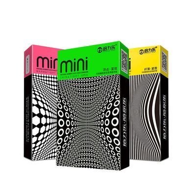 Крапкові презервативи HBM MINI зменшеного розміру 10 штук