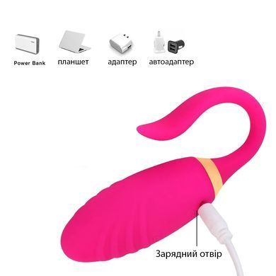 Смарт - вибростимулятор черного цвета (USB)
