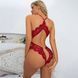Сексуальне мереживне боді Scarlet Desire бордового кольору, розмір L