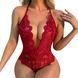 Сексуальне мереживне боді Scarlet Desire бордового кольору, розмір L