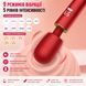 Вибратор-микрофон для стимуляции клитора Wand Flex Red 9 режимов вибрации, USB