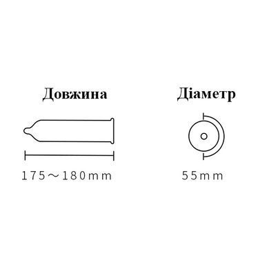 Ультратонкі презервативи XL збільшеного розміру 10 штук