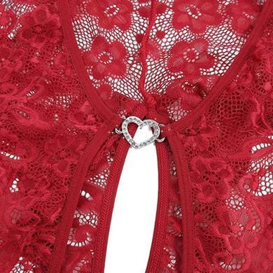 Еротичний мереживний боді Scarlet Desire з доступом, розмір S