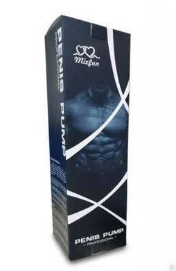 Стильна оригінальна чорна коробка електричної вакуумної помпи Mixfun Professional Penis Pump