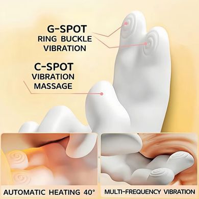 Масажер клітора та точки G з функцією підігріву Finger Touch Heat Pro