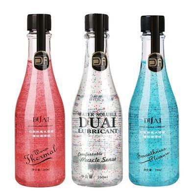 Интимная смазка DUAI с согревающим эффектом и термальными частицами 260 ml