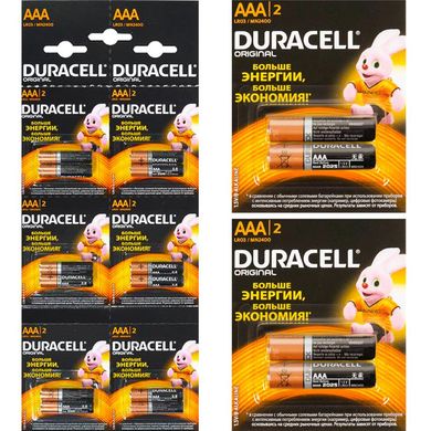 Батарейка лужна Duracell LR-03 ААА