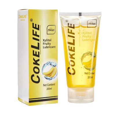 Фруктовий лубрикант CokeLife із ароматом банана 200 ml