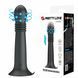 Ротационно-поступательный анальный стимулятор Pretty Love Stellan Black 19*3.6 см, USB