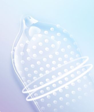 Презервативи OLO 0.01 ребристі із шипами 10 штук