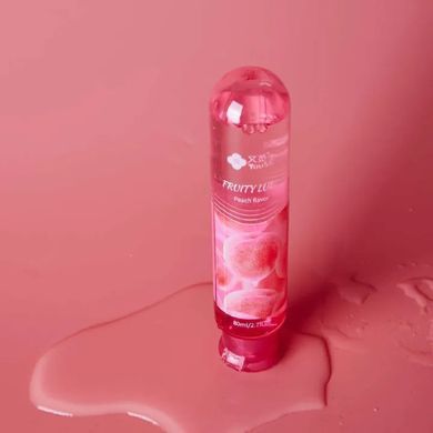 Съедобная интимная смазка на водной основе Fruity Lube Сочный Персик 80 мл