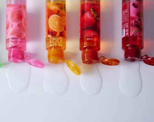 Съедобная интимная смазка на водной основе Fruity Lube Сочный Персик 80 мл