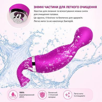 Вакуумно-вибрационный стимулятор Swan MC21 для клитора и точки G, розовый