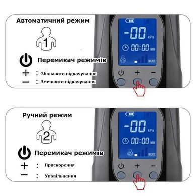 Электрическая вакуумная помпа для мужчин PowerUp Men с дисплеем и автоуправлением давления