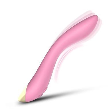 Вібратор для точки G Flamingo з регульованим вигином, 9 режимів вібрації, USB, рожевий