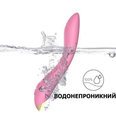 Вібратор для точки G Flamingo з регульованим вигином, 9 режимів вібрації, USB, рожевий