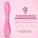 Вібратор для точки G Flamingo з регульованим вигином, 9 режимів вібрації, USB, рожевий