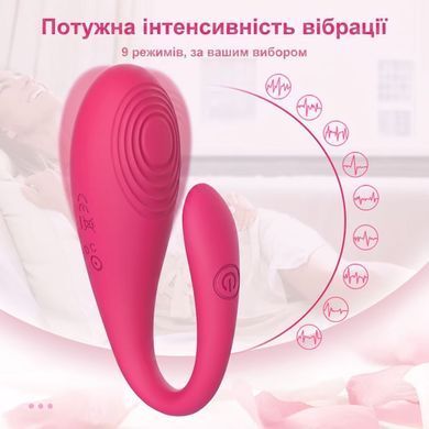 Демонстрація 9 потужних режимів вібрації рожевого смарт-вібратора для жінок