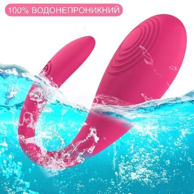 Рожевий смарт-вібратор занурений у воду, демонстрація 100% водонепроникності девайса
