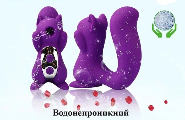 Вибратор с вакуумной стимуляцией (20 режимов) USB