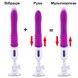 Секс-машина Telescopic VIBRATOR на присоске и с дистанционным управлением