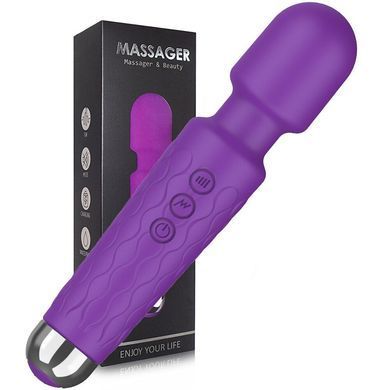 Вібратор для кліторальної стимуляції та масажу (фіолетовий, USB)