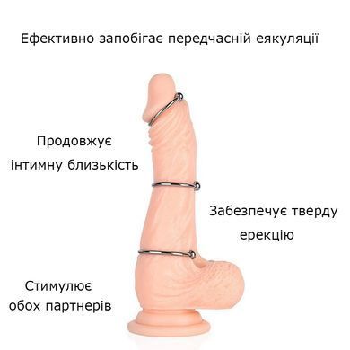 Металеве ерекційне кільце Steel Touch 40 - контроль, стиль та посилені відчуття