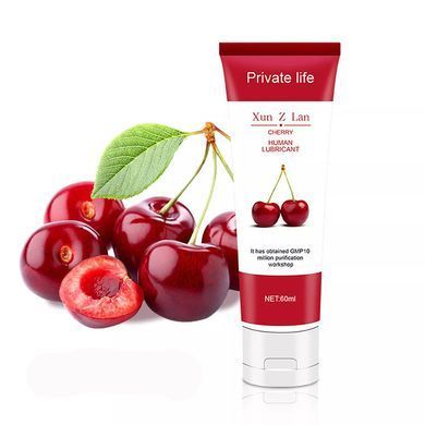 Їстівний лубрикант Private life зі смаком черешні 60 ml