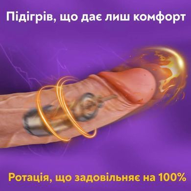 Smart-фаллоимитатор 4 в 1 с дистанционным управлением 220*40 mm