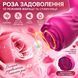 Подвійний гнучкий вібратор Velvet Touch Duet стимулятор точки G та клітора з насадкою &laquo;Троянда&raquo; 10 режимів USB