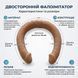Інфографіка характеристик двостороннього фалоімітатора We Love: гнучка конструкція, реалістичний рельєф і 100% герметичність
