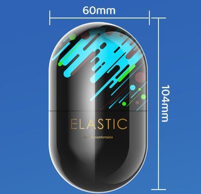 Мастурбатор-капсула ELASTIC Cloud Touch наделастичний, з рельєфною текстурою