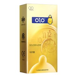 Ребристые ультратонкие презервативы OLO с ароматом ванили (10 штук)