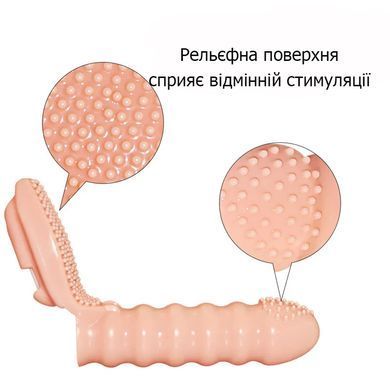Насадка на палец для мастурбации и стимуляции клитора