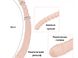 Фалоімітатор двосторонній, Анально вагінальний стимулятор U-форми 47 см