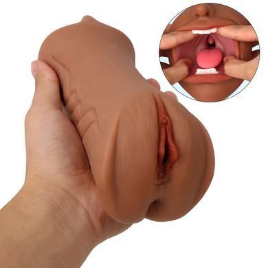 Двусторонний мужской мастурбатор &laquo;Мулатка&raquo; 3 в 1