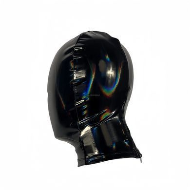 Глянцева маска BDSM Black Prism Mirror розмір M