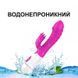 Ребристый вибратор - кролик для двойной стимуляции ( фиолетовый, USB)
