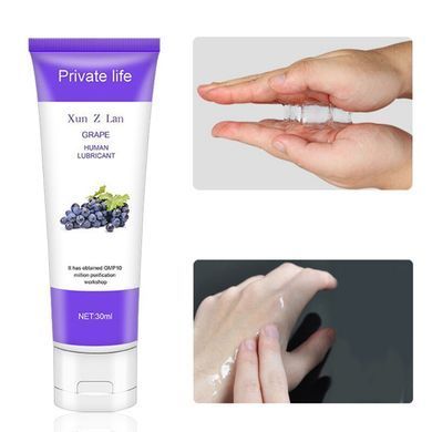 Інтимний гель (лубрикант) зі смаком винограду 30 ml