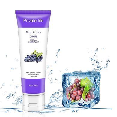 Інтимний гель (лубрикант) зі смаком винограду 30 ml