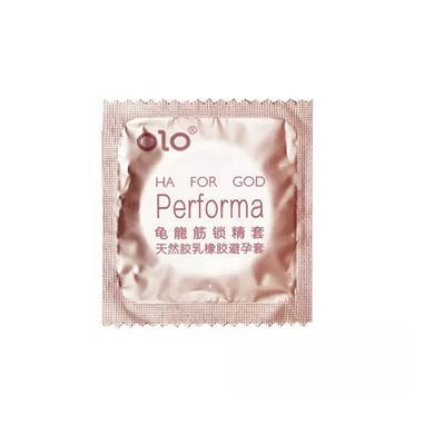 Ультратонкие презервативы OLO PERFORMA с анастетиком и пролонгирующим эффектом