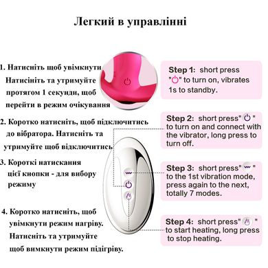 Многофункциональный вибратор с подогревом и  вакуумной стимуляцией клитора (USB)