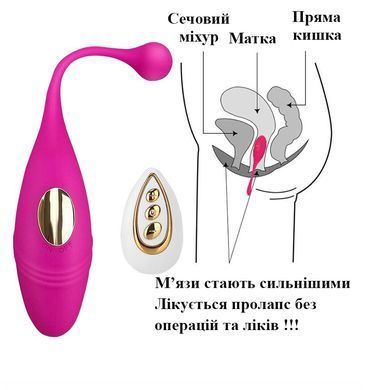 Фиолетовое виброяйцо с дистанционным управлением (USB)