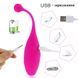 Фиолетовое виброяйцо с дистанционным управлением (USB)