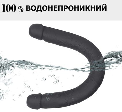 Силиконовый двухсторонний фаллоимитатор XL (39*3,6 см)