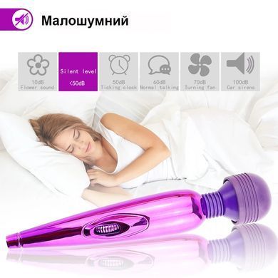 Фиолетовый вибратор для стимуляции клитора и точки &ldquo;G&rdquo; (USB)