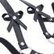 Эротическая портупея-подвязка с наручниками Black Desire Harness